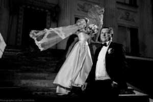 north jersey photography - bw picture of newlyweds