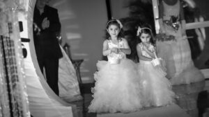 kids on a wedding