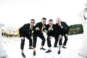 groom with his guests