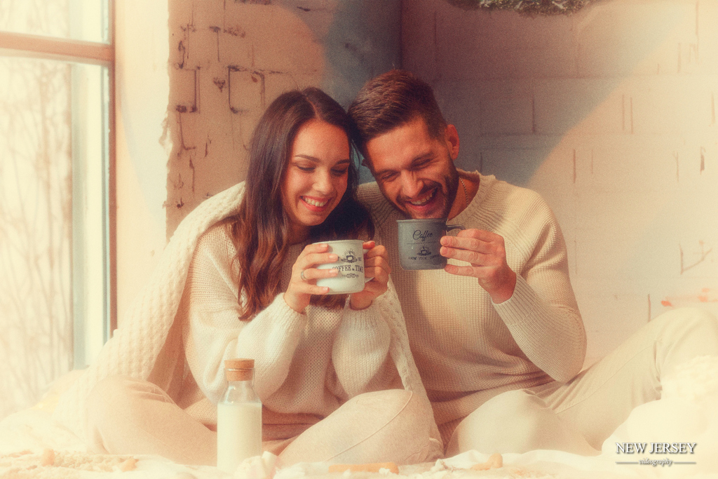 Enjoy hot cocoa
