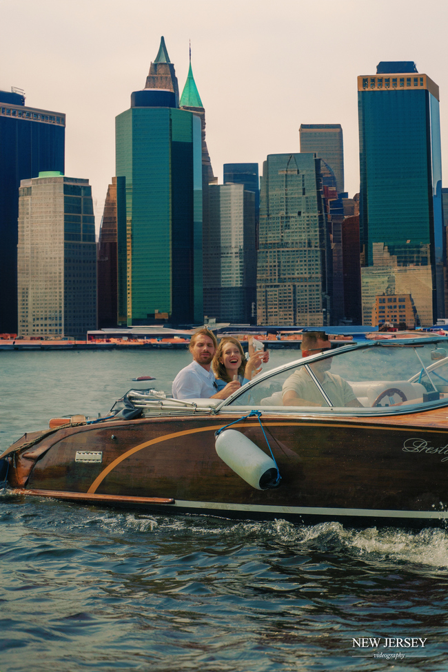 Get on a chic speedboat
