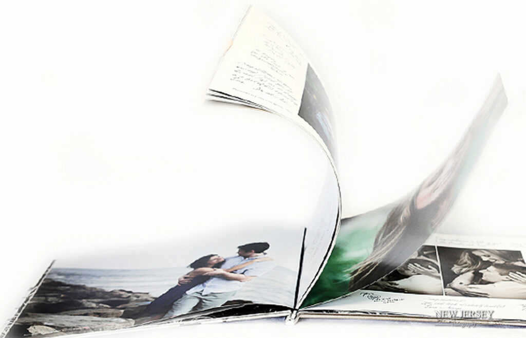 Engagement photos make a great guestbook