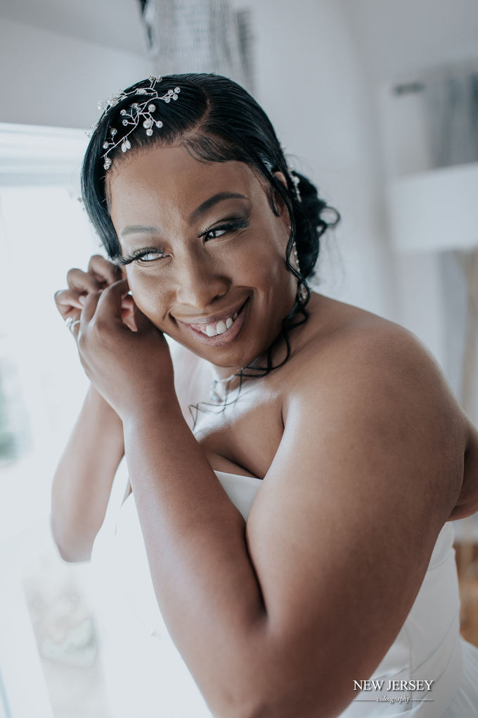 Putting on the jewelry