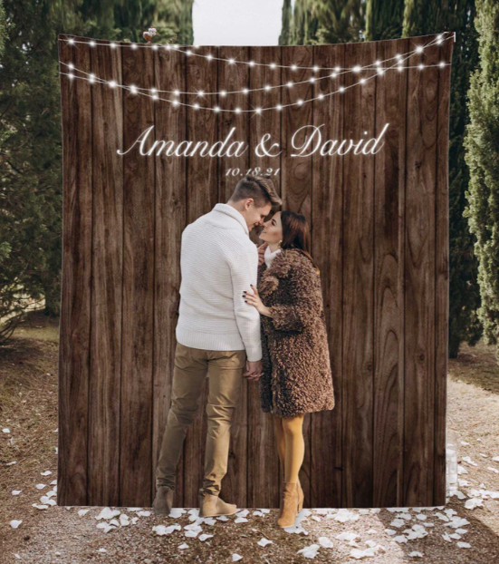 Rustic backdrops