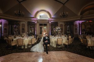 Photographer NJ – stylish wedding session at Pleasantdale Chateau